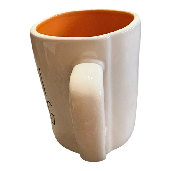 Rae Dunn PUMPKIN EVERYTHING Coffee Mug Orange Inside Thanksgiving Farmhouse - Picture 3 of 5